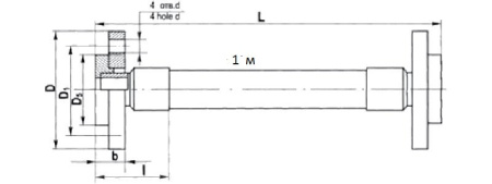 Шланг сливной Raiber R022100