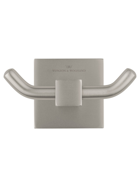 Двойной крючок для ванной WONZON & WOGHAND POLO, брашированный никель WW-8925-BN