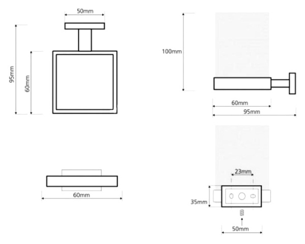Держатель зубных щеток Bemeta Plaza 118210019