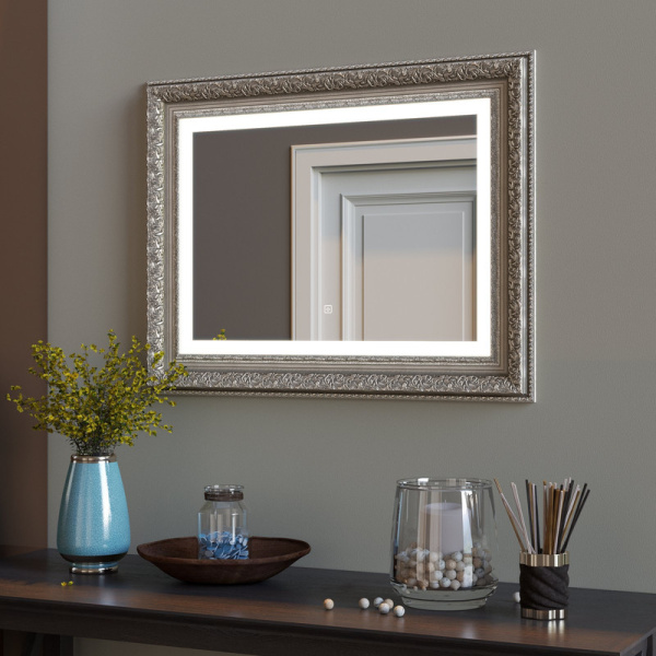 Зеркало с подсветкой (92x71) Continent Vintage ЗЛП27