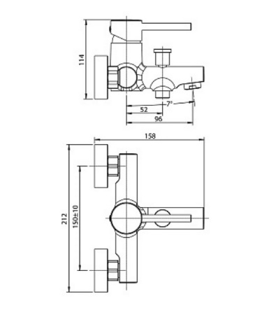 Cмеситель для ванны Koller Pool Orion OR0100