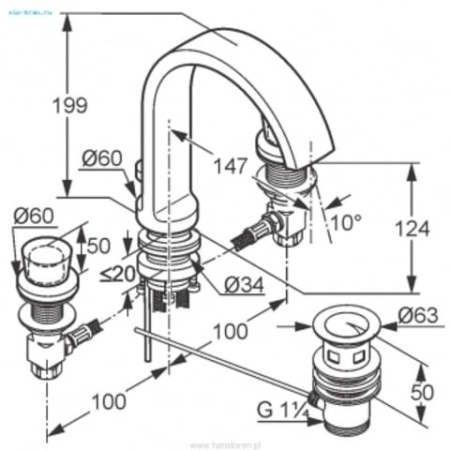 Смеситель для раковины Kludi Joop! 55143H705