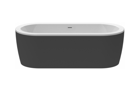 Фронтальная панель для ванны Cezares SLIM CENTRAL-180-SCR-NERO, черный