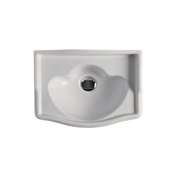 Раковина подвесная (41х30) Kerasan Retro 103301*0 без отверстий под смеситель