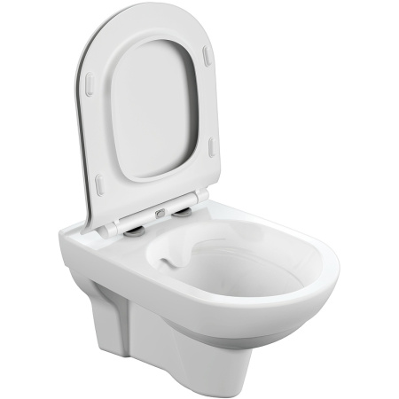 Комплект Cersanit CITY CO DPL EO slim + LINK PRO + ESTETICA пластик белый с рамкой хром 64277