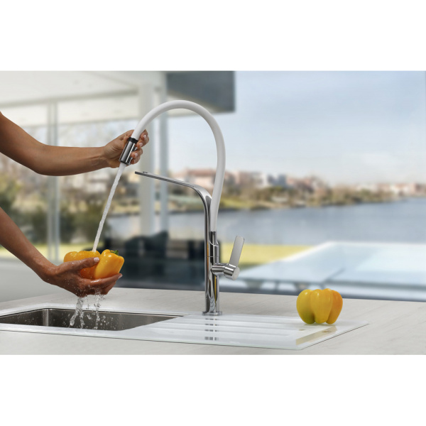 Смеситель для кухни Teka Formentera 62997020FW (белый/хром)