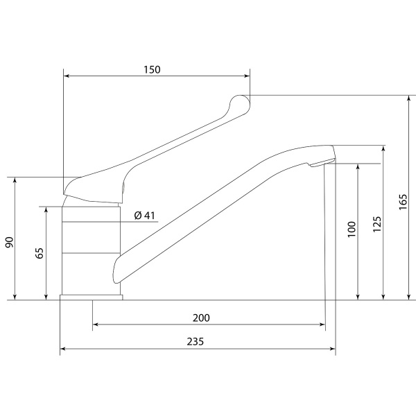 Смеситель для кухни Славен Хирург Х СЛ-ОД-Х21