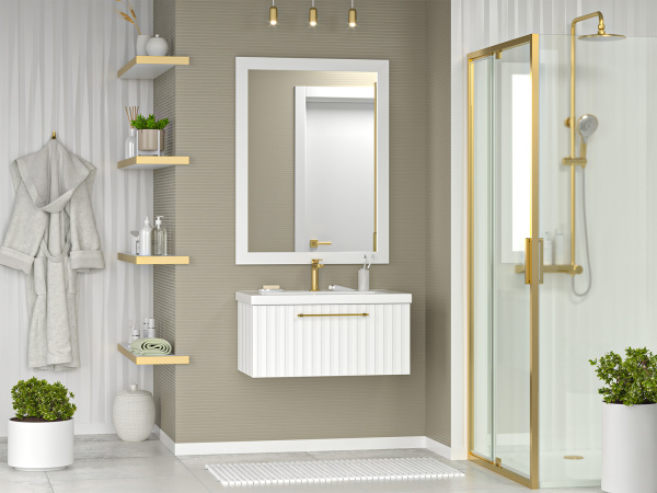 Тумба под раковину  Brevita Alicante 80   ALI-09080-0101Я