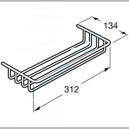 Решетчатый контейнер Roca Fashion 816025001