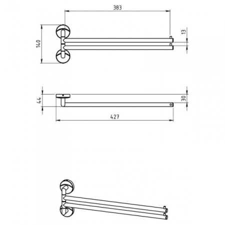 Полотенцедержатель Novaservis Metalia 11 0146.0