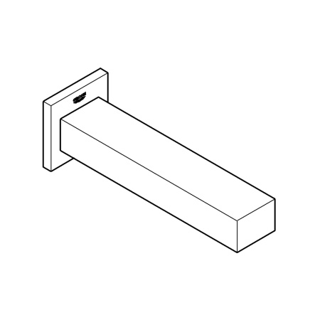 Настенный излив Grohe Universal Cube 13303 000 (13303000) хром