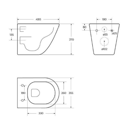 Комплект унитаза с инсталляцией BelBagno BB046CHR/BB2111SC/BB002-80/BB005-PR-CHROME