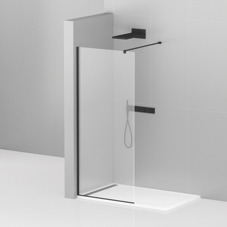 Душевая перегородка 120 см CEZARES LIBERTA LIBERTA-L-1-120-120-C-NERO