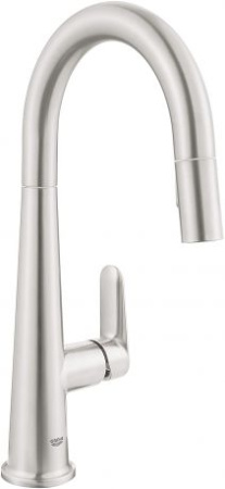Смеситель для кухни с выдвижным изливом GROHE Veletto 30419DC0