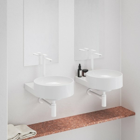 Смеситель для раковины Ravak Eleganta BeCool EL 015.11WV X070420 белый вельвет