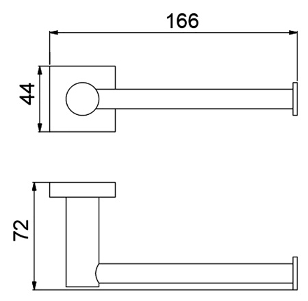 Бумагодержатель Timo Selene 12035/03