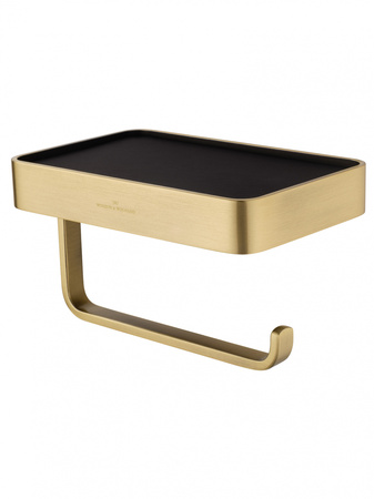 Держатель для туалетной бумаги с полкой WONZON & WOGHAND ROMA, бронза WW-7236