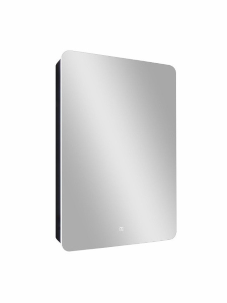 Зеркало-шкаф с подсветкой Art&Max LECCE AM-Lec-560-850-1D-R-DS-F-Nero