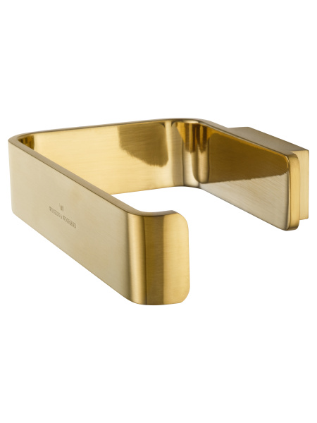 Держатель для туалетной бумаги без крышки WONZON & WOGHAND LOTTE, брашированное золото WW-8316-BG