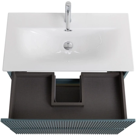 Тумба под раковину 70 BelBagno Uno UNO-MINI-700-2C-SO-AO голубой матовый, без раковины