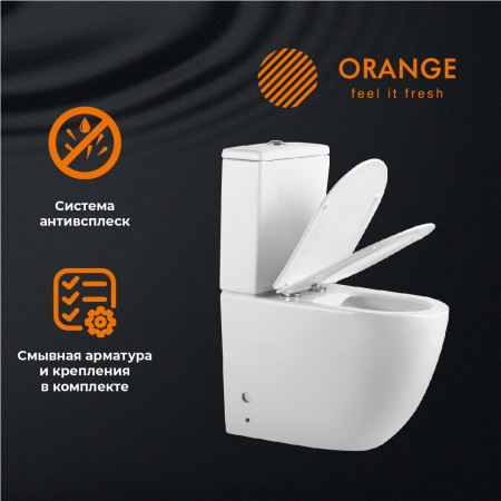 Унитаз-компакт Orange C05-000W сиденье с микролифтом