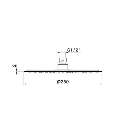 Верхний душ Kerama Marazzi Eterna 29392XKM.59.067