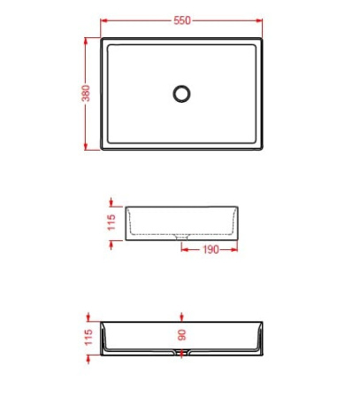 Раковина Artceram Scalino SCL002 01 00 bi