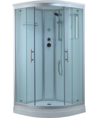 Душевая кабина (90х90) Timo Standart Silver Fabric T-6609SF