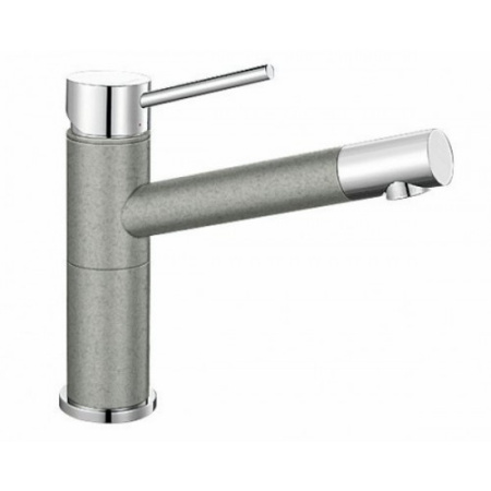 Смеситель Blanco Alta Compact Silgranit (жемчужный/хром) 520729