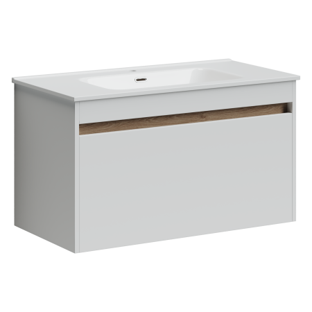 Тумба под раковину Sancos  Smart SM90W белый глянец