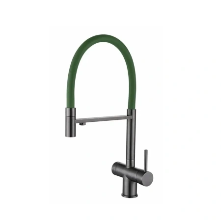 Смеситель для кухни EMAR ЕС - 7024GRN PVD Dark