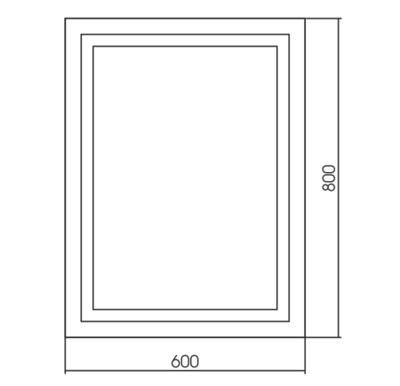 Зеркало (60х80) Silver Mirrors   Румба ФР-00002403