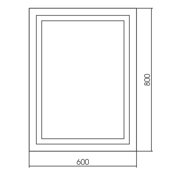 Зеркало (60х80) Silver Mirrors   Румба ФР-00002403
