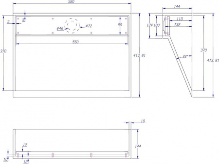 Столешница с раковиной Kolpa San GRADIENT Столешница с раковиной Kolpa San GRADIENT
