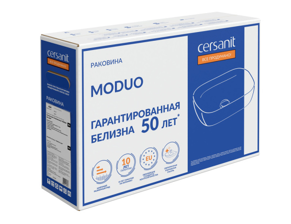 Раковина на столешницу Cersanit MODUO 55 LEAF 63571