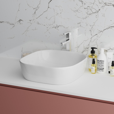 Раковина накладная (42,5х42,5) Grossman Style GR-3019, белый