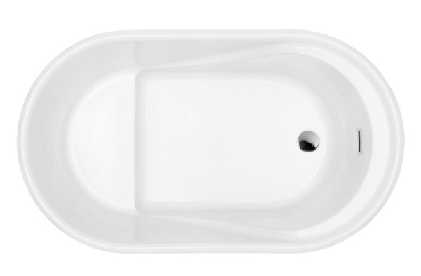 Акриловая ванна (130х75) ABBER AB9277 без гидромассажа, белый