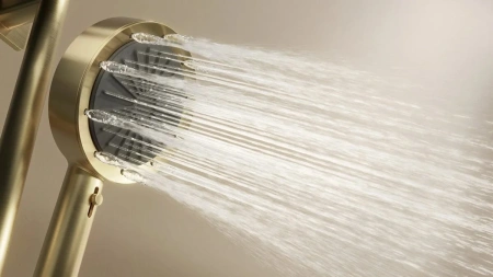 Душевой комплект с термостатом Arrow ARQ14H889CG золото