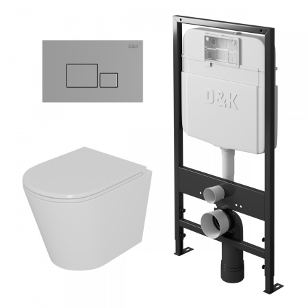 Комплект унитаза с инсталляцией D&K Venice DS1021606
