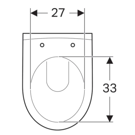 Унитаз подвесной безободковый Geberit iCon 204030000 без сиденья