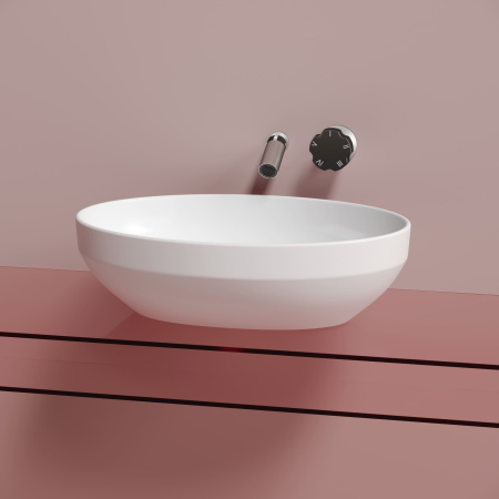 Раковина накладная (50,2х36,3) Ceramica Nova ELEMENT CN6056MW матовая