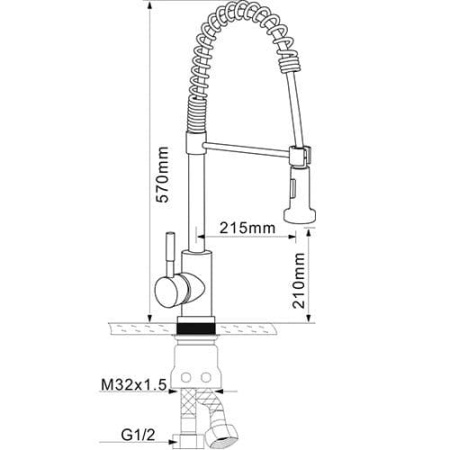 Смеситель для кухни Melana 8111