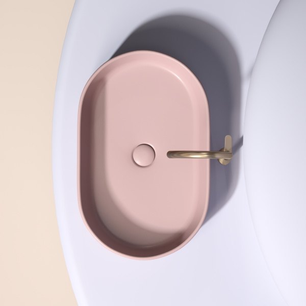 Раковина накладная (60,8х38,5) Ceramica Nova ELEMENT CN6048MP