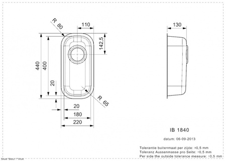 Мойка кухонная Reginox IB1840 U  43532