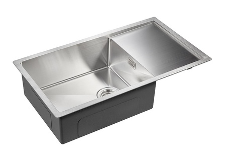 Кухонная мойка Paulmark Platte PM807844-BS брашированная нерж.сталь