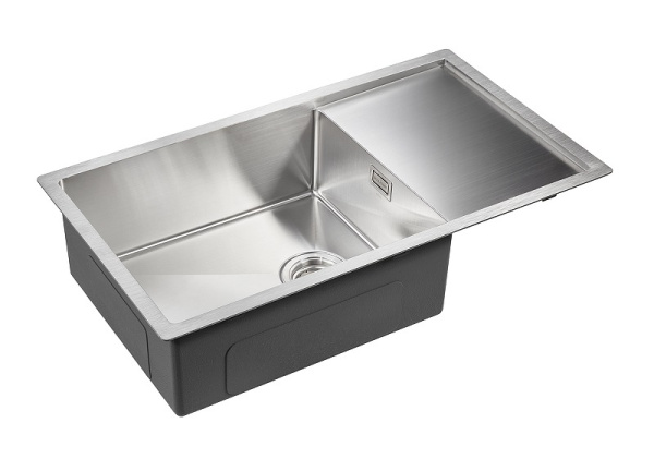 Кухонная мойка Paulmark Platte PM807844-BS брашированная нерж.сталь