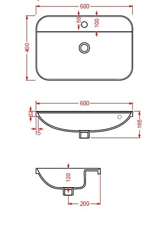 Раковина Artceram Gio Evolution GIL003 01 00bi*0