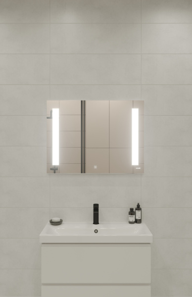 Зеркало Cersanit LED 020 BASE 80 KN-LU-LED020*80-b-Os
