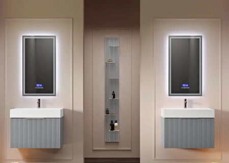 Тумба под раковину Cezares PREMIUM 55411 Plisse Bianco opaco