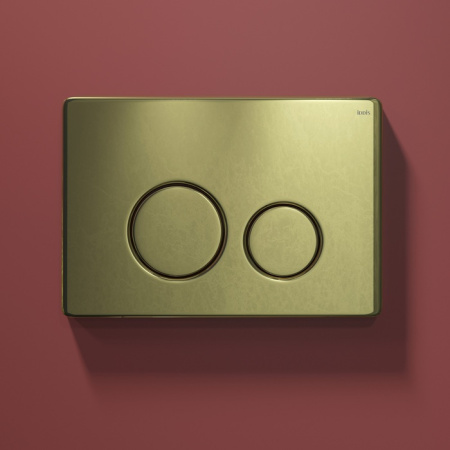 Клавиша смыва IDDIS золото Unisteel 001 (UNS01GGi77)